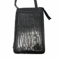 VIVIENNE WESTWOOD ヴィヴィアンウエストウッド ブライダルボックス スマホショルダー レザー ブラック レディース 【中古】