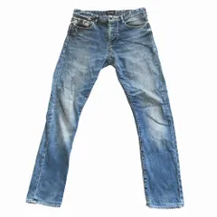 ARMANI JEANS アルマーニジーンズ J16 LOW CROTCH ANTIFIT ロゴパッチ デニムパンツ ジーンズ サイズW29L34 メンズ 【中古】のサムネイル