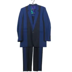 Paul Smith ポールスミス MIX UP INSERTED LAPEL JACKET 183100  PANT スーツセットアップ ネイビー サイズS メンズ 【中古】