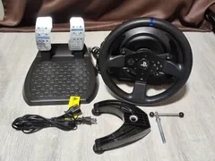 ★中古品★レーシングホイール ハンドルコントローラ T300RS GT Edition セット THRUSTMASTER スラストマスター タバコ臭あり