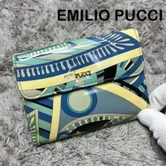 エミリオプッチの二つ折り財布 楽天市場】EMILIO PUCCI エミリオプッチ レザー 二つ折り 財布
