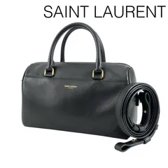 SAINT LAURENT　サンローラン　ベイビーダッフル　ハンドバッグ　ショルダーバッグ　ブラック　2way