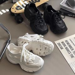 サンダル レディース 厚底 クロッグサンダル スニーカー EVA 夏 おしゃれ シンプル 厚底サンダル 雨の日 梅雨対策 スニーカーサンダル ビーチ アウトドア シャワーサンダル 軽量  滑りにくい 履きやすい shuyifs01