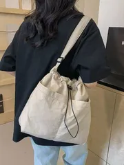 ショルダーバッグ レディース 斜めがけ 肩掛け レディース バッグ トート トートバッグ 通勤 通学 かわいい おしゃれ シンプル 軽量 大容量 ポケット yufan05