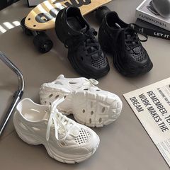 サンダル レディース 厚底 クロッグサンダル スニーカー EVA 夏 おしゃれ シンプル 厚底サンダル 雨の日 梅雨対策 スニーカーサンダル ビーチ アウトドア シャワーサンダル 軽量  滑りにくい 履きやすい shuyifs01