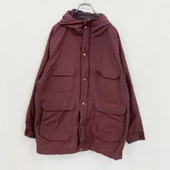 古着 used　80s　Woolrich　ウールリッチ　マウンテンパーカー　4つポケット　ヴィンテージ　ボルドー　Lサイズ