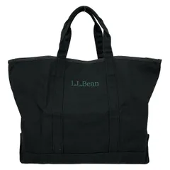 L.L.Bean(エルエルビーン) トートバッグ美品  - 黒×ダークグリーン