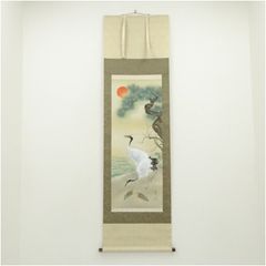深川製磁の「六右衛門」染錦の陶板画（梅菊竹図）有田焼 美術品