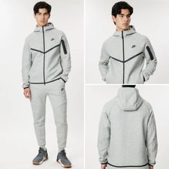 NIKEテックフリース【black＆gray】黒グレー - メルカリ
