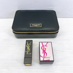 ◆YSL ルージュ ピュールクチュール コレクターNo.52 ルージュロゼ 口紅 /モン パリ オーデパルファム アンタンス　7.5ml　試供品 エナメルケース付き 未使用品◆