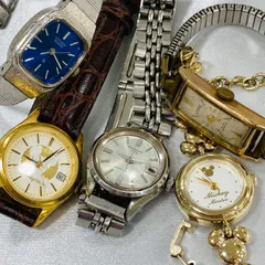 A【レディース腕時計】SEIKO セイコー 手巻き CITIZEN シチズン ドレッシー クオーツ 東京ディズニーシー TOKYO DISNEY SEA ALBA アルバ V811−1940 部品取り ジャンク品 動作未確認 まとめ売り