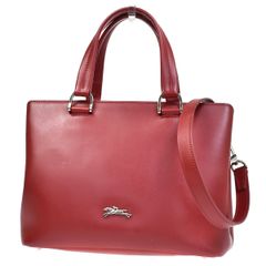 美品／正規品】LONGCHAMP レザー2WAYバッグ NINA KNG 03 - メルカリ