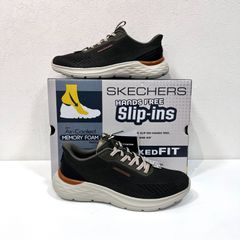 未使用級 スケッチャーズ スリップインズ スニーカー ブラック 2525 