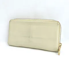LOUIS VUITTON / ルイヴィトン ◆ラウンドファスナー ジッピーウォレット 長財布 スハリ ホワイト M93026 【財布/サイフ/ウォレット/wallet/コイン】 ブランド【中古】 