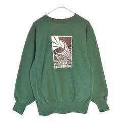 90s old Volcom スウェット ブラウン シド グラフィックプリント 