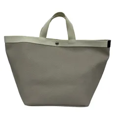 エルベシャプリエ トートバッグ リュクス舟型トートL 725GP マスティック(グレーベージュ)×イヴォワール(アイボリー) GPライン コットン