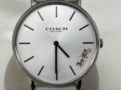 COACH×Disneyミッキー サーフボード レザーベルトクォーツ腕時計
