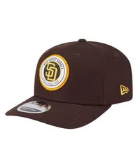 ニューエラ メンズ アクセサリー 帽子 New Era Mens Brown San Diego Padres Circle Patch 9SEVENTY StretchSnap Hat Brown ブラウン