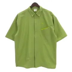プーマ PUMA サマー ウーブン 半袖 シャツ グリーン S 250918E