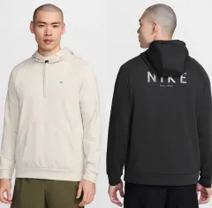 ナイキ ドライフィット プルオーバー フーディ チャコール ベージュ