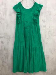 N.s エヌドットエス ノースリーブ ワンピース sizeF/緑 ■◆ レディース