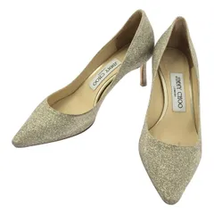 JIMMY CHOO / ジミーチュウ | ROMY 60 グリッター パンプス | 35 | ゴールド | レディース