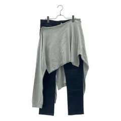【美品】  1017 ALYX 9SM / アリクス | Anthony Wrap Jeans スウェット ドッキング パンツ | 28 | ブラック/グレー | メンズ