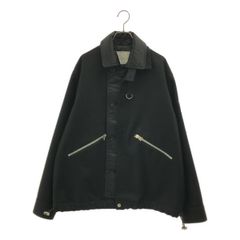 美品】sacai/サカイ ウール メルトン ブルゾン 23AW ブラック 1 - メルカリ