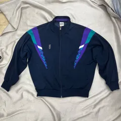 MIZUNO　スーパースター　ミズノ　トラックジャケット　サイズO  LLサイズ　ネイビー　紺　紫　パープル　日本製　メンズ　フルジップ