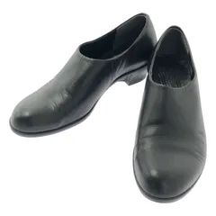 TRAVEL SHOES by chausser / トラベルシューズバイショセ | SLIP-ON HEEL SHOES ラウンドトゥ ヒール シューズ | 38 | ブラック | レディース