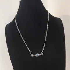 ウエスタンデザイン ターコイズブルー×シルバー ネックレス ヴィンテージ調 レトロ エスニック ボヘミアン 個性的 レディース ユニセックス プチプラ