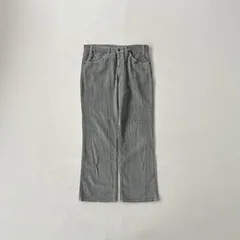 80s USA製リーバイス517 コーデュロイパンツ グレー scovill W38 L32