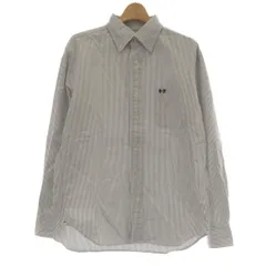 マックレガー マクレガー McGREGOR シャツ M グレー ストライプ柄 ボタンダウンカラー 長袖 411179601 /AU