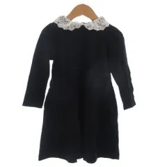 コムサイズム COMME CA ISM タグ付き ワンピース レース 黒 ブラック 100