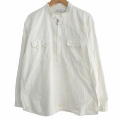 ノンネイティブ nonnative 38th collection 21SS RANCHER PULLOVER SHIRT RELAXED FIT ランチャープルオーバーシャツ ノーカラ― アイボリー 1 約Sサイズ