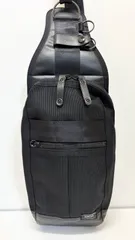 【美品】PORTER HEAT スリングショルダー 703-08000 ブラック 人気モデル【クーポン利用で、全品10%OFF＜割引上限500円＞】