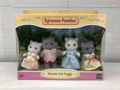 シルバニアファミリー 白 ペルシャネコ ファミリー 家族 5216 旧版 廃 