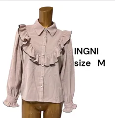 No.287 (♡)INGNI  パールボタン フリルブラウス  量産型  地雷