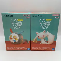 劇場版魔法少女まどか☆マギカ　新編　叛逆の物語　2点セット　Fluffy Puffy キュゥべえ　お菓子の魔女　フラッフィパフィー　プライズ　フィギュア　バンダイ　バンダイナムコ　バンプレスト　（ME29-3871）