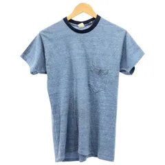 Kmart 70s リンガーTEE ブルー 42-44のサムネイル