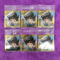 09.孫悟空  6枚 ドラゴンボール 15 超戦士 シール ウエハース 超絶感謝の十周年　最新