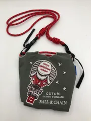 BALL & CHAIN ボールアンドチェーン 刺繍 ショルダー バッグ グレー ■■ レディース