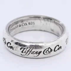 16号 TIFFANY&CO. ノーツ ナロー リング シルバー
