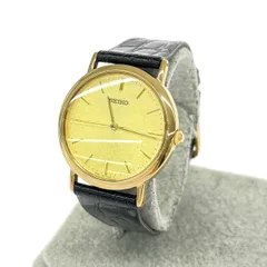 SEIKO セイコー 腕時計 クォーツ  SS×レザー/ 7N01-6900   ゴールドカラー×ブラック レディース / 240001194479