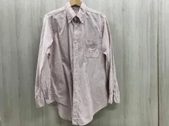 Brooks Brothers 長袖シャツ makers推定90s 米国製赤ストライプ 表記サイズ15-2 