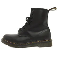 ドクターマーチン DR.MARTENS 美品 8ホール ブーツ 1460 スムース レザー レースアップ 黒 ブラック UK5 24cm