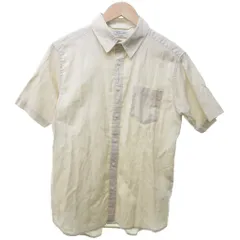 アーバンリサーチ サニーレーベル URBAN RESEARCH Sonny Label 美品 シャツ ブラウス 半袖 薄手 無地 リネン混 ベージュ S