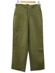 ヴィンテージ VINTAGE U.S.ARMY 50s M-1951 ウールトラウザーズパンツ ミリタリーパンツ オリーブ Sのサムネイル