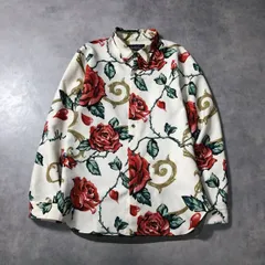GQ4976◇MILKBOY：薔薇柄シャツ◇ベージュ系 ミルクボーイ ローズのサムネイル