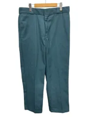 DICKIES (ディッキーズ) 874 Original Fit ワークパンツ PARK BOWL K.C.SKATE ペイントカスタム 古着 874LN 36×32 グリーン系 メンズ/065